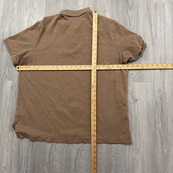 Polo Ralph Lauren Classic Fit Shirt Men's Extra Large Brown Flesh Pony Preppy - Picture 7 of 8
